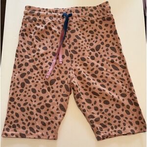 Sundry Pink Animal Print 8" Stretch Lounge Shorts Size 0 - Small - NWT